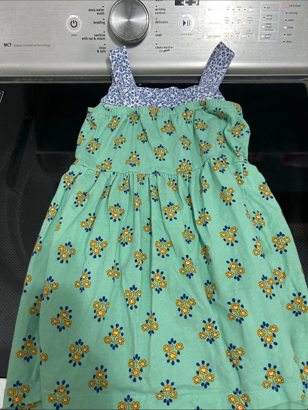 Girls 4t 100% cotton casual sundress flower dress